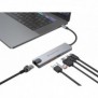 Conceptronic DONN29G, Avec fil, USB 3.2 Gen 2 3.1 Gen 2 Type-C, 140 W, 10,100,1000 Mbits, IEEE 802.3ab, Gris