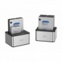 DIGITUS Station d'accueil USB 3.0 Dual SATA HDD 2,5" 3,5, HDD, SSD, SATA, Série ATA II, Série ATA III, 2.5,3.5", USB 3.2 Gen 1 3.1 Gen 1 Type-B, Noir, Blanc, 6 Gbits