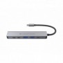 Conceptronic DONN33G, Avec fil, USB 3.2 Gen 1 3.1 Gen 1 Type-C, 100 W, Argent, 5 Gbits, 4K Ultra HD