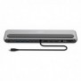 DIGITUS Station d'accueil USB-C 8K, 12 ports, Avec fil, USB 3.2 Gen 2 3.1 Gen 2 Type-C, 100 W, 3,5 mm, 2.22.3, 1000 Mbits
