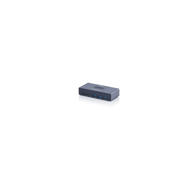 DIGITUS USB-C 3.0 Dual HDMI KVM Switch 4K 60Hz