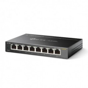 TP-LINK Omada TL-SG108S, Non-géré, Gigabit Ethernet 101001000, Full duplex, Montage mural
