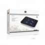 Conceptronic Support de refroidissement de portable à 4 ventilateurs, 39,6 cm 15.6", 4 pièce, 8 cm, Noir, Aluminium, USB