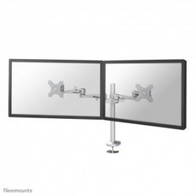 Neomounts FPMA-D935DG Support d'écran à fixer 10-27", Passe-câble, 6 kg, 25,4 cm 10", 68,6 cm 27", 100 x 100 mm, Argent