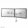 Neomounts FPMA-D935DG Support d'écran à fixer 10-27", Passe-câble, 6 kg, 25,4 cm 10", 68,6 cm 27", 100 x 100 mm, Argent
