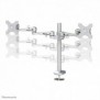 Neomounts FPMA-D935DG Support d'écran à fixer 10-27", Passe-câble, 6 kg, 25,4 cm 10", 68,6 cm 27", 100 x 100 mm, Argent