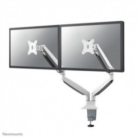 Neomounts NM-D750DWHITE Support d'écran à fixer 10-32" - ressort à gaz, Collier de serrage passe-fil, 9 kg, 25,4 cm 10", 81,3 cm 32", 100 x 100 mm, Blanc