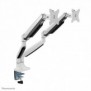 Neomounts NM-D750DWHITE Support d'écran à fixer 10-32" - ressort à gaz, Collier de serrage passe-fil, 9 kg, 25,4 cm 10", 81,3 cm 32", 100 x 100 mm, Blanc