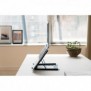 DIGITUS Support d’ordinateur portable, Supports de Laptop, Noir, Métal, 25,4 cm 10", 38,1 cm 15", 254 - 381 mm 10 - 15