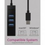 ICY BOX IB-HUB1419-LAN, USB 3.2 Gen 1 3.1 Gen 1 Type-A, 10,100,1000 Mbits, IEEE 802.1Q, IEEE 802.1p, IEEE 802.3, IEEE 802.3az, IEEE 802.3u, IEEE 802.3x, Noir, RJ-45, USB 3.2 Gen 1 3.1 Gen 1 Type-A, Aluminium