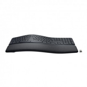 Logitech 920-010345, Taille réelle 100 %, Sans fil, Bluetooth, Contacteur de touche semi-mécanique, QWERTZ, Graphite