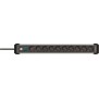Brennenstuhl 1391030000, 3 m, Intérieure, Courbe, IP20, Aluminium, Noir, Argent