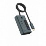 ICY BOX IB-HUB1454-C31, USB 3.2 Gen 1 3.1 Gen 1 Type-C, USB 3.2 Gen 2 3.1 Gen 2 Type-C, USB Type-C, 10000 Mbits, Bleu, Gris, Aluminium, 20 W