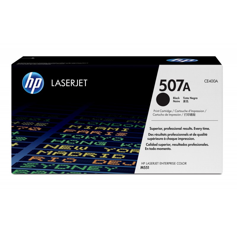 HP 507A toner LaserJet noir authentique, 5500 pages, Noir, 1 pièce