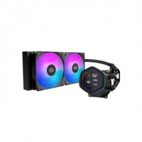 Cooler Master MasterLiquid Core Nex Digital, Kit de refroidissement du liquide, 12 cm, 650 trmin, 1750 trmin, 122 m³h, Noir