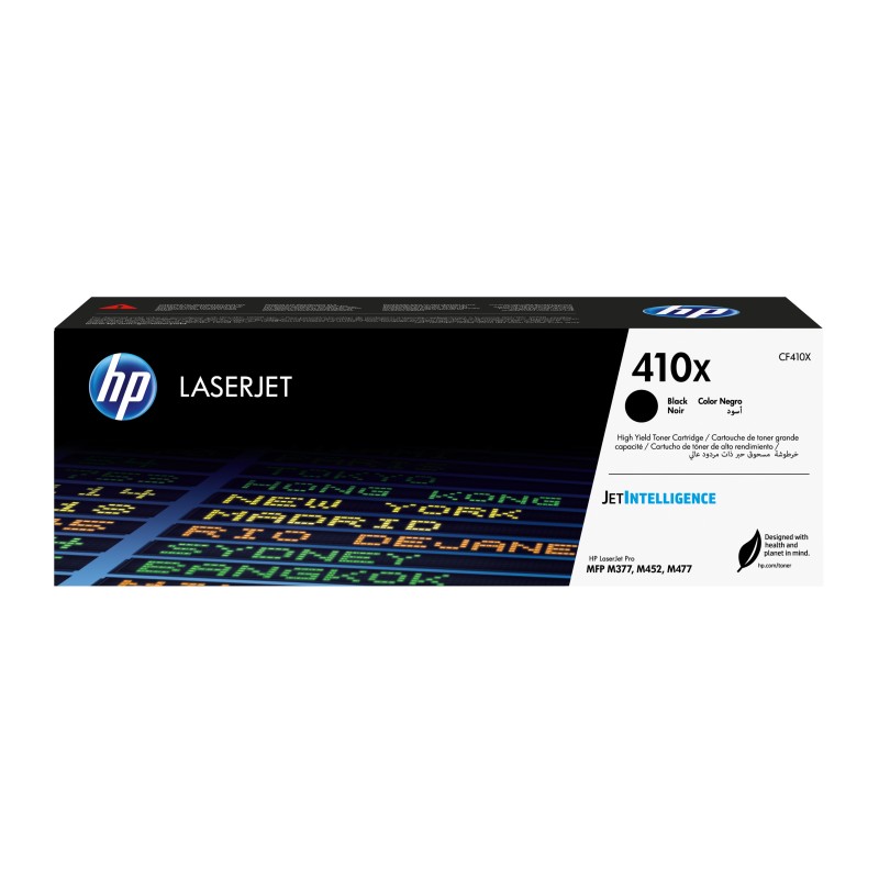 HP 410X toner LaserJet noir grande capacité authentique, 6500 pages, Noir, 1 pièce