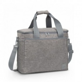 rivacase 5736, Sac thermique, 30 L, Gris, Tissu, Polyester, Poly-acétate de vinyle , Poly-acétate de vinyle , 430 mm