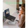 ICY BOX IB-NH300, Supports de Laptop, Argent, Aluminium, Silicone, 43,2 cm 17", 3 kg, 15 cm