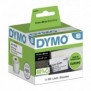 Dymo LW petites étiquettes carte de visite autocollantes authentiques | 51 mm x 89 mm | rouleau de 300 étiquettes faciles à décoller | pour les étiqueteuses LabelWriter 450 et 4XL, Blanc, Imprimante d'étiquette non-adhésive, Papier, Rectangle