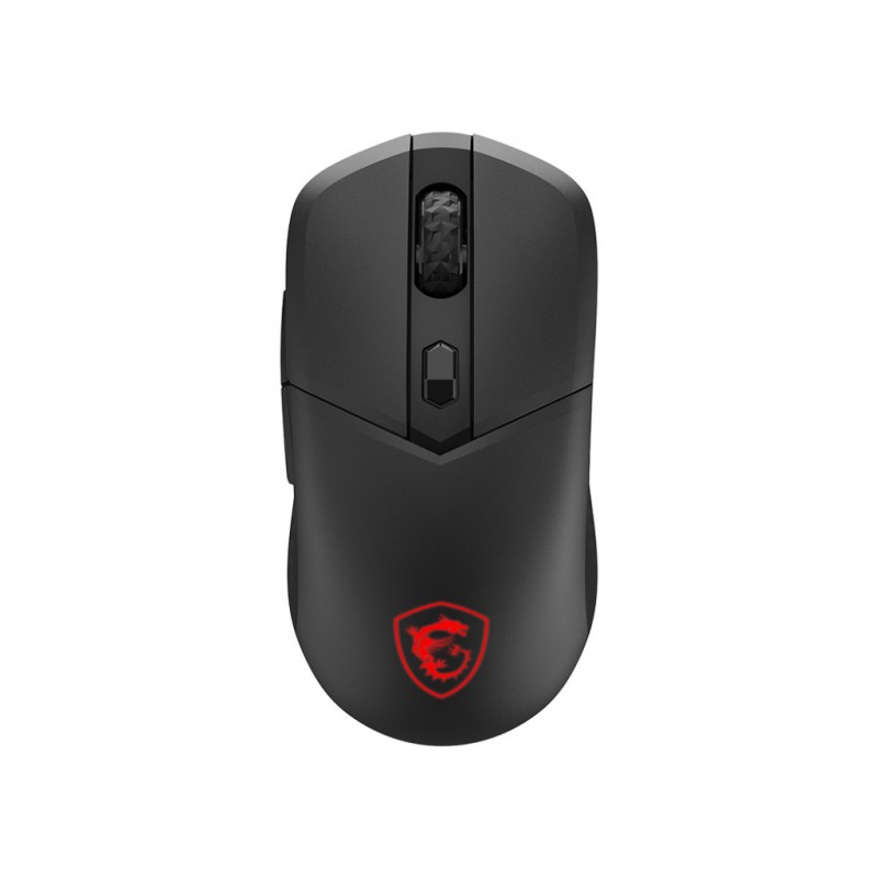 MSI VERSA 300 ELITE WIRELESS, Droitier, Optique, RF Wireless + Bluetooth + USB Type-C, 26000 DPI, 1 ms, Noir