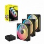 Corsair iCUE LINK LX120-R RGB, Ventilateur, 12 cm, 2400 trmin, Noir