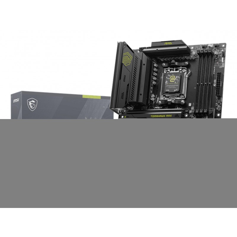 MSI MAG B850 TOMAHAWK MAX WIFI, AMD, Emplacement AM5, AMD Ryzen 7000 Series, AMD Ryzen 8000 Series, AMD Ryzen 9000 Series, Emplacement AM5, 256 Go, DDR5-SDRAM