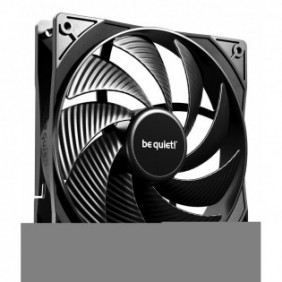 Be Quiet! Pure Wings 3 140 mm | Ventilateur PC silencieux high-speed | Pack de 3, Ventilateur, 14 cm, 1800 trmin, 122,6 m³h, Noir