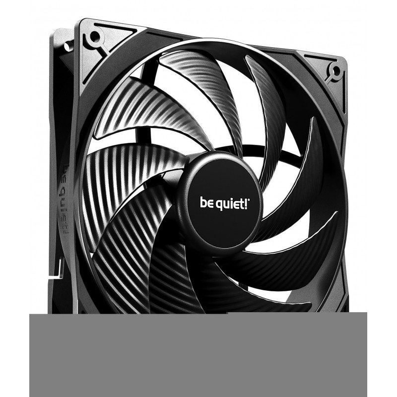 Be Quiet! Pure Wings 3 140 mm | Ventilateur PC silencieux high-speed | Pack de 3, Ventilateur, 14 cm, 1800 trmin, 122,6 m³h, Noir