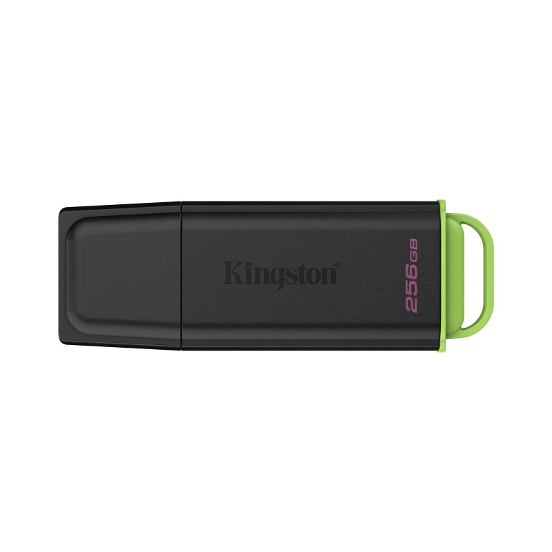 Kingston DataTraveler 256Go Stockage portable USB 3.2 Gen 1 Exodia Noir + Vert, 256 Go, USB Type-A, 3.2 Gen 1 3.1 Gen 1, Casquette, 9,36 g, Noir, Vert