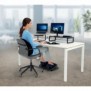 Kensington Tapis de souris SmartFit, Noir, Monochromatique, Repose-poignets, Tapis de souris de jeu