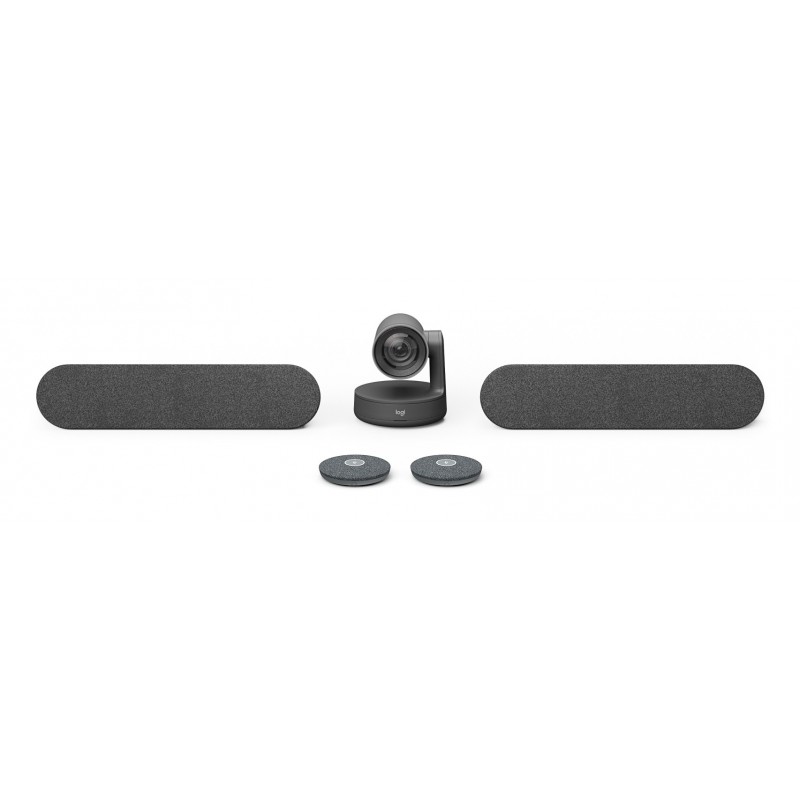 Logitech 960-001224, Système de vidéoconférence de groupe, 4K Ultra HD, 60 ips, 90, 15x, Noir