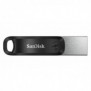 SanDisk iXpand, 64 Go, USB Type-A Lightning, 3.2 Gen 2 3.1 Gen 2, Pivotant, Noir, Argent