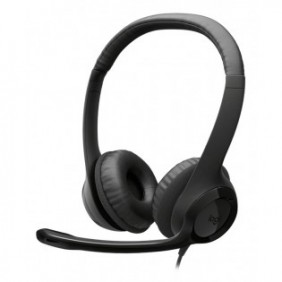 Logitech H390 USB, Avec fil, AppelsMusique, 20 - 20000 Hz, 197 g, Casque, Noir
