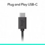 Logitech H390 USB, Avec fil, AppelsMusique, 20 - 20000 Hz, 197 g, Casque, Noir