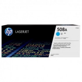 HP 508A toner LaserJet Cyan authentique, 5000 pages, Cyan, 1 pièce