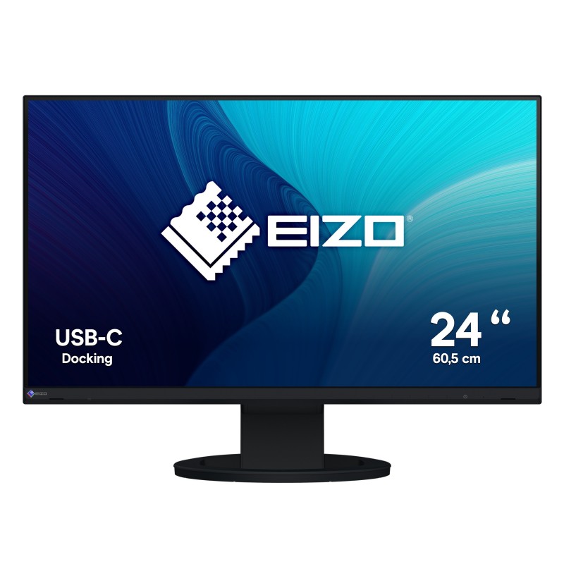 EIZO FlexScan EV2480-BK, 60,5 cm 23.8", 1920 x 1080 pixels, Full HD, LCD, 5 ms, Noir