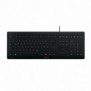 Cherry Contour Design Stream, Avec fil, USB, QWERTZ, Noir