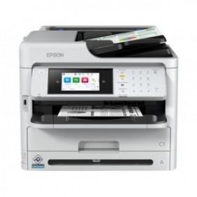 Epson WorkForce Pro WF-M5899DWF, Jet d'encre, Impression mono, 1200 x 2400 DPI, A4, Impression directe, Noir, Blanc