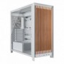 Corsair FRAME 5000D WOOD RS, Midi Tower, PC, Noyer, Blanc, ATX, EATX, micro ATX, Mini-ITX, Plastique, Acier, Verre trempé, Gaming