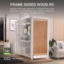 Corsair FRAME 5000D WOOD RS, Midi Tower, PC, Noyer, Blanc, ATX, EATX, micro ATX, Mini-ITX, Plastique, Acier, Verre trempé, Gaming