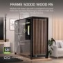Corsair FRAME 5000D WOOD RS, Midi Tower, PC, Noir, Noyer, ATX, EATX, micro ATX, Mini-ITX, Plastique, Acier, Verre trempé, Gaming