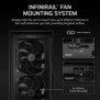 Corsair FRAME 5000D WOOD RS, Midi Tower, PC, Noir, Noyer, ATX, EATX, micro ATX, Mini-ITX, Plastique, Acier, Verre trempé, Gaming