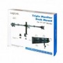 LogiLink BP0107, Pinceboulon, 21 kg, 43,2 cm 17", 81,3 cm 32", 100 x 100 mm, Noir