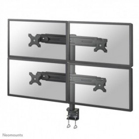 Neomounts FPMA-D700D4 Support d'écran à fixer 19-30", Pince, 8 kg, 48,3 cm 19", 76,2 cm 30", 100 x 100 mm, Noir