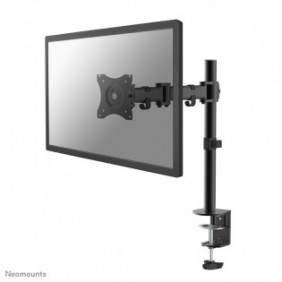 Neomounts NM-D135BLACK Support d'écran à fixer 10-27", Collier de serrage passe-fil, 8 kg, 25,4 cm 10", 68,6 cm 27", 100 x 100 mm, Noir
