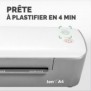 Fellowes Ion A4, 24 cm, Laminoir à chaud, 4 min, 300 mmmin, 0,4 mm, A4
