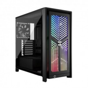 Corsair RAME 4000X RS, Midi Tower, PC, Noir, ATX, EATX, micro ATX, Mini-ITX, Acier, Verre trempé, Plastique, 17 cm