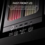 Corsair RAME 4000X RS, Midi Tower, PC, Noir, ATX, EATX, micro ATX, Mini-ITX, Acier, Verre trempé, Plastique, 17 cm