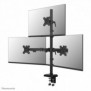 Neomounts DS60-600BL2-1 Bras de moniteur triple 10-32", Collier de serrage passe-fil, 27 kg, 25,4 cm 10", 81,3 cm 32", 100 x 100 mm, Noir
