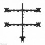 Neomounts DS60-600BL2-2 Bras de moniteur quadruple 10-32", Collier de serrage passe-fil, 8 kg, 25,4 cm 10", 81,3 cm 32", 100 x 100 mm, Noir